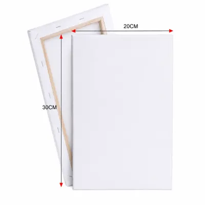 لوحة كانفس بيضاء مقاس 20 × 30 سم