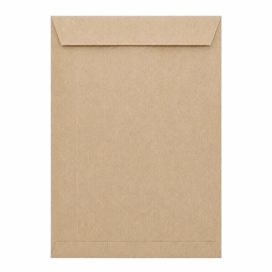 ظرف بني لاصقة 15 × 10 بوصة (120 جم)