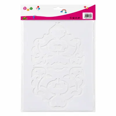 قالب استنسل مفرغ للرسم والزخرفة